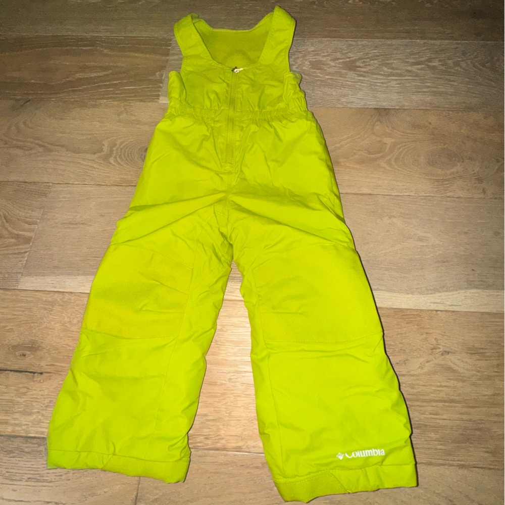 Columbia Neon Green Outdoor Snowpants